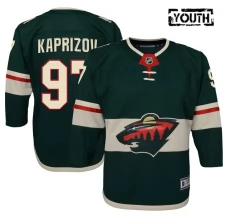 Lasten Minnesota Wild Kirill Kaprizov 97 Pelipaita Vihreä Premier Koti