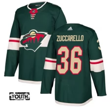 Lasten Minnesota Wild Mats Zuccarello 36 Pelipaita Vihreä Authentic