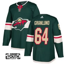 Lasten Minnesota Wild Mikael Granlund 64 Pelipaita Vihreä Authentic