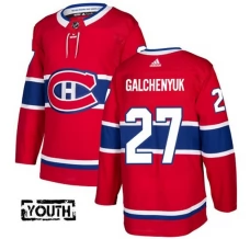 Lasten Montreal Canadiens Alex Galchenyuk 27 Pelipaita Punainen Authentic