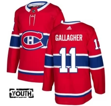 Lasten Montreal Canadiens Brendan Gallagher 11 Pelipaita Punainen Authentic