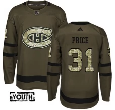 Lasten Montreal Canadiens Carey Price 31 Pelipaita Camo Green Authentic