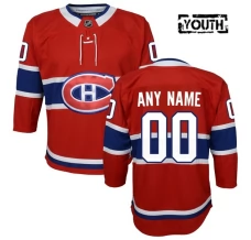 Lasten Montreal Canadiens Custom Pelipaita Punainen Premier Koti