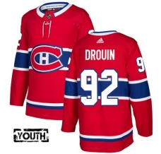 Lasten Montreal Canadiens Jonathan Drouin 92 Pelipaita Punainen Authentic
