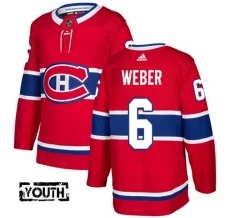Lasten Montreal Canadiens Shea Weber 6 Pelipaita Punainen Authentic