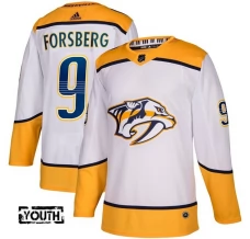 Lasten Nashville Predators Filip Forsberg 9 Pelipaita 2018-19 Valkoinen Authentic