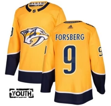 Lasten Nashville Predators Filip Forsberg 9 Pelipaita Kulta Authentic