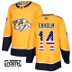 Lasten Nashville Predators Mattias Ekholm 14 Pelipaita USA Flag Fashion Kulta Authentic