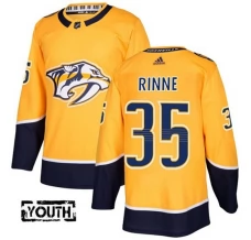 Lasten Nashville Predators Pekka Rinne 35 Pelipaita Kulta Authentic