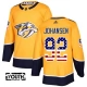 Lasten Nashville Predators Ryan Johansen 92 Pelipaita USA Flag Fashion Kulta Authentic