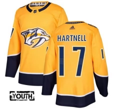 Lasten Nashville Predators Scott Hartnell 17 Pelipaita Kulta Authentic