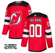 Lasten New Jersey Devils Custom Pelipaita Punainen Authentic