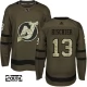 Lasten New Jersey Devils Nico Hischier 13 Pelipaita Camo Green Authentic
