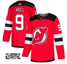 Lasten New Jersey Devils Taylor Hall 9 Pelipaita Punainen Authentic