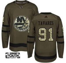 Lasten New York Islanders John Tavares 91 Pelipaita Camo Green Authentic