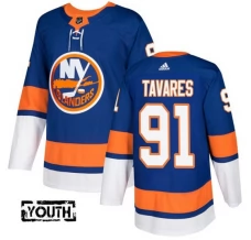 Lasten New York Islanders John Tavares 91 Pelipaita Sininen Authentic