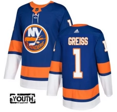 Lasten New York Islanders Thomas Greiss 1 Pelipaita Sininen Authentic