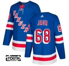 Lasten New York Rangers Jaromir Jagr 68 Pelipaita Sininen Authentic