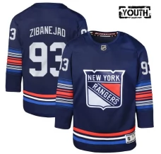 Lasten New York Rangers Mika Zibanejad 93 Pelipaita Navy Premier Vaihtoehtoinen