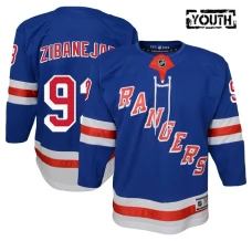 Lasten New York Rangers Mika Zibanejad 93 Pelipaita Sininen Premier Koti