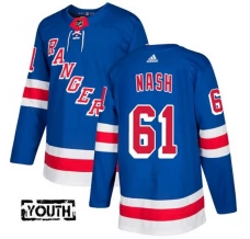 Lasten New York Rangers Rick Nash 61 Pelipaita Sininen Authentic