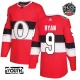 Lasten Ottawa Senators Bobby Ryan 9 Pelipaita 2017 100 Classic Patch Punainen Authentic