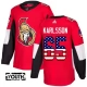 Lasten Ottawa Senators Erik Karlsson 65 Pelipaita USA Flag Fashion Punainen Authentic