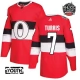 Lasten Ottawa Senators Kyle Turris 7 Pelipaita 2017 100 Classic Patch Punainen Authentic