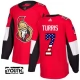 Lasten Ottawa Senators Kyle Turris 7 Pelipaita USA Flag Fashion Punainen Authentic