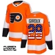 Lasten Philadelphia Flyers Claude Giroux 28 Pelipaita USA Flag Fashion Oranssi Authentic