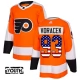 Lasten Philadelphia Flyers Jakub Voracek 93 Pelipaita USA Flag Fashion Oranssi Authentic