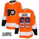 Lasten Philadelphia Flyers Jaromir Jagr 68 Pelipaita USA Flag Fashion Oranssi Authentic