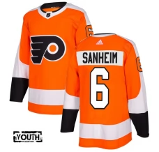 Lasten Philadelphia Flyers Travis Sanheim 6 Pelipaita Oranssi Authentic