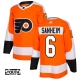 Lasten Philadelphia Flyers Travis Sanheim 6 Pelipaita Oranssi Authentic