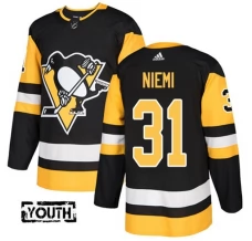 Lasten Pittsburgh Penguins Antti Niemi 31 Pelipaita Musta Authentic