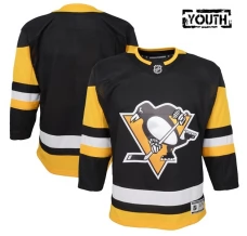Lasten Pittsburgh Penguins Blank Pelipaita Musta Premier Koti