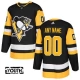 Lasten Pittsburgh Penguins Custom Pelipaita Musta Authentic