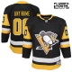 Lasten Pittsburgh Penguins Custom Pelipaita Musta Premier Koti