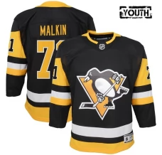 Lasten Pittsburgh Penguins Evgeni Malkin 71 Pelipaita Musta Premier Koti