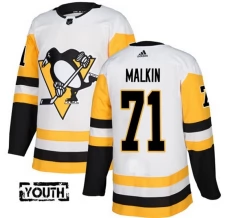 Lasten Pittsburgh Penguins Evgeni Malkin 71 Pelipaita Valkoinen Authentic