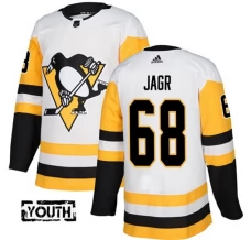 Lasten Pittsburgh Penguins Jaromir Jagr 68 Pelipaita Valkoinen Authentic