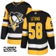 Lasten Pittsburgh Penguins Kris Letang 58 Pelipaita Musta Authentic