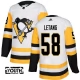Lasten Pittsburgh Penguins Kris Letang 58 Pelipaita Valkoinen Authentic