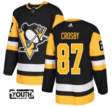 Lasten Pittsburgh Penguins Sidney Crosby 87 Pelipaita Musta Authentic