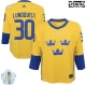 Lasten Ruotsi Henrik Lundqvist 30 Pelipaita 2016 World Cup of Hockey Keltainen Authentic