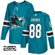 Lasten San Jose Sharks Brent Burns 88 Pelipaita Teal Authentic