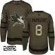 Lasten San Jose Sharks Joe Pavelski 8 Pelipaita Camo Green Authentic