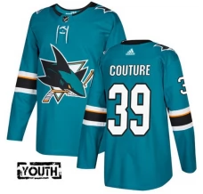 Lasten San Jose Sharks Logan Couture 39 Pelipaita Teal Authentic