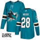 Lasten San Jose Sharks Timo Meier 28 Pelipaita Teal Authentic