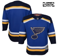 Lasten St. Louis Blues Blank Pelipaita Sininen Premier Koti